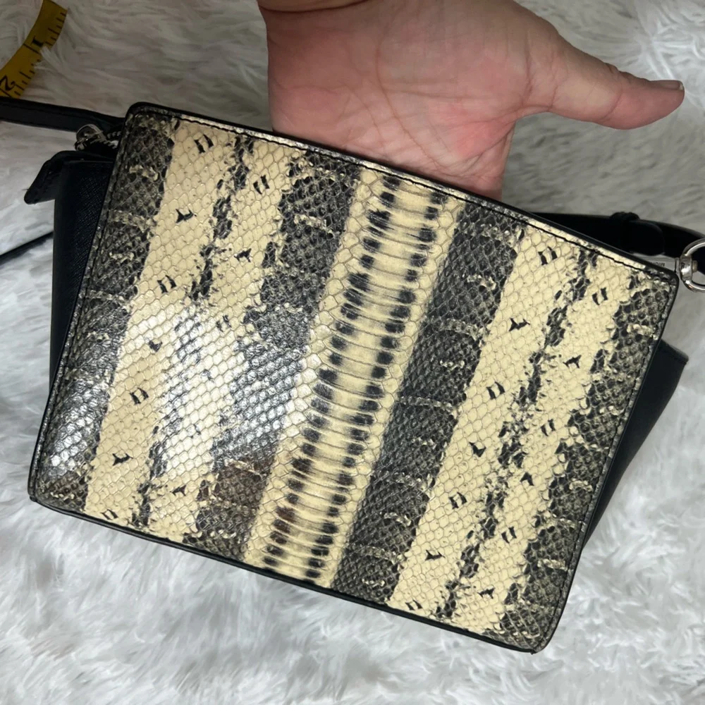 Michael Kors Selma Snakeskin Bag